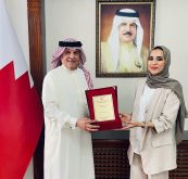 سفير مملكة البحرين لدى الأردن يستقبل الباحثة والدبلوماسية بالسفارة شوق عبدالله صلهام الكعبي